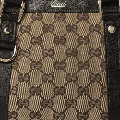 Gucci Monogram Small Abbey Tote Dark Brown 8 of 10