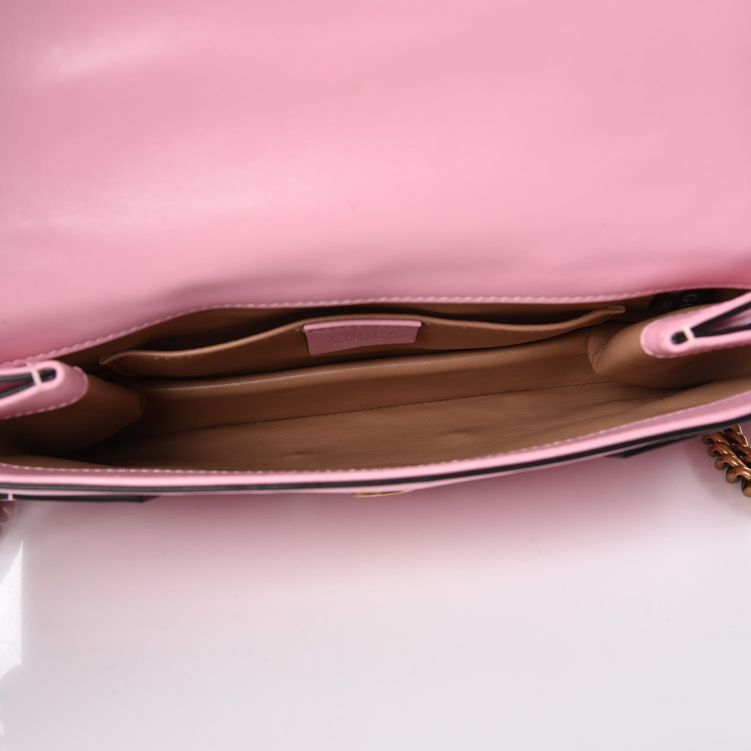 Gucci Nappa Pearl Studded Mini Queen Margaret Broadway Shoulder Bag Sugar Pink 5 of 13