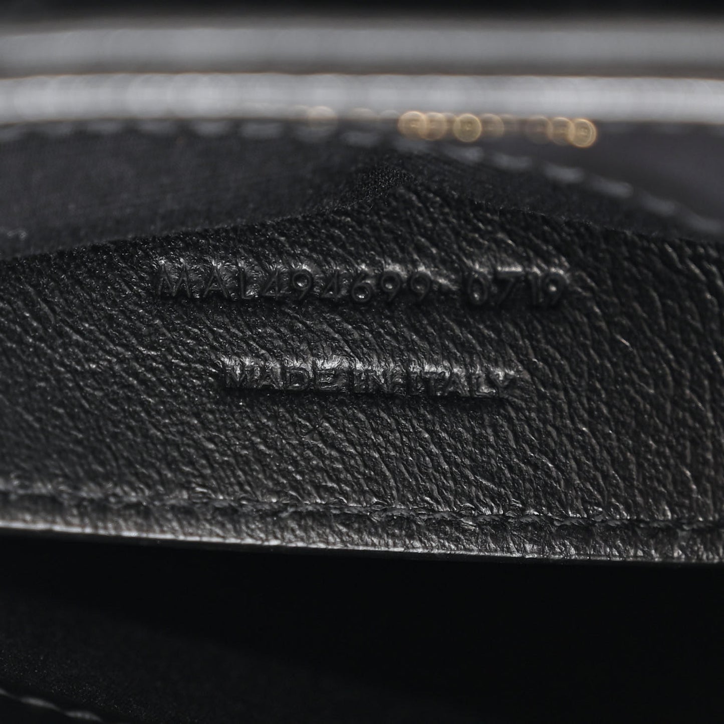 Calfskin Y Quilted Monogram Small Loulou Chain Satchel Black