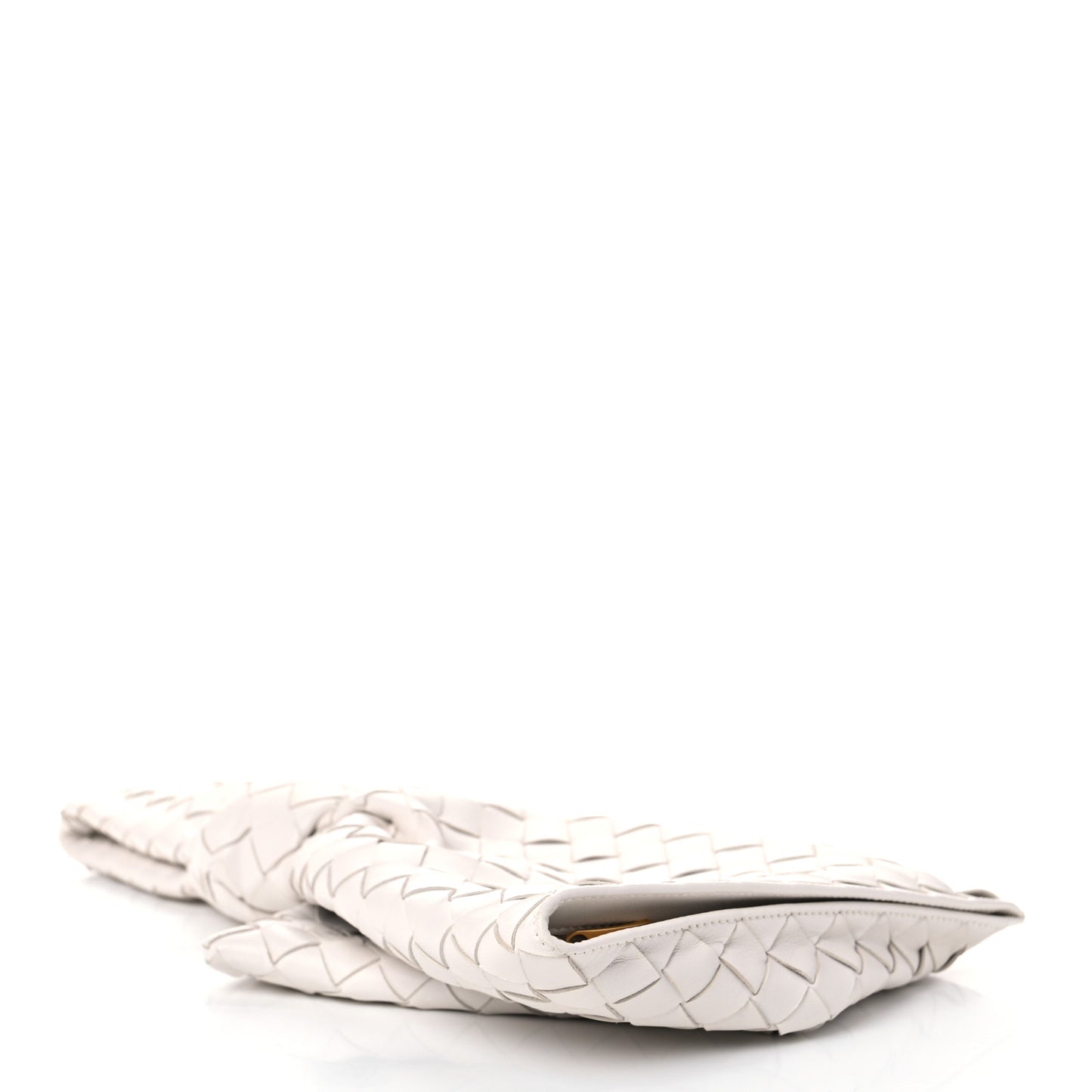 Nappa Intrecciato Mini BV Twist Chalk