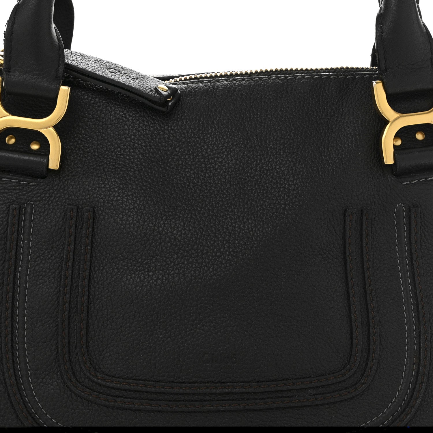 Chloe Calfskin Medium Marcie Satchel Black 8 of 10