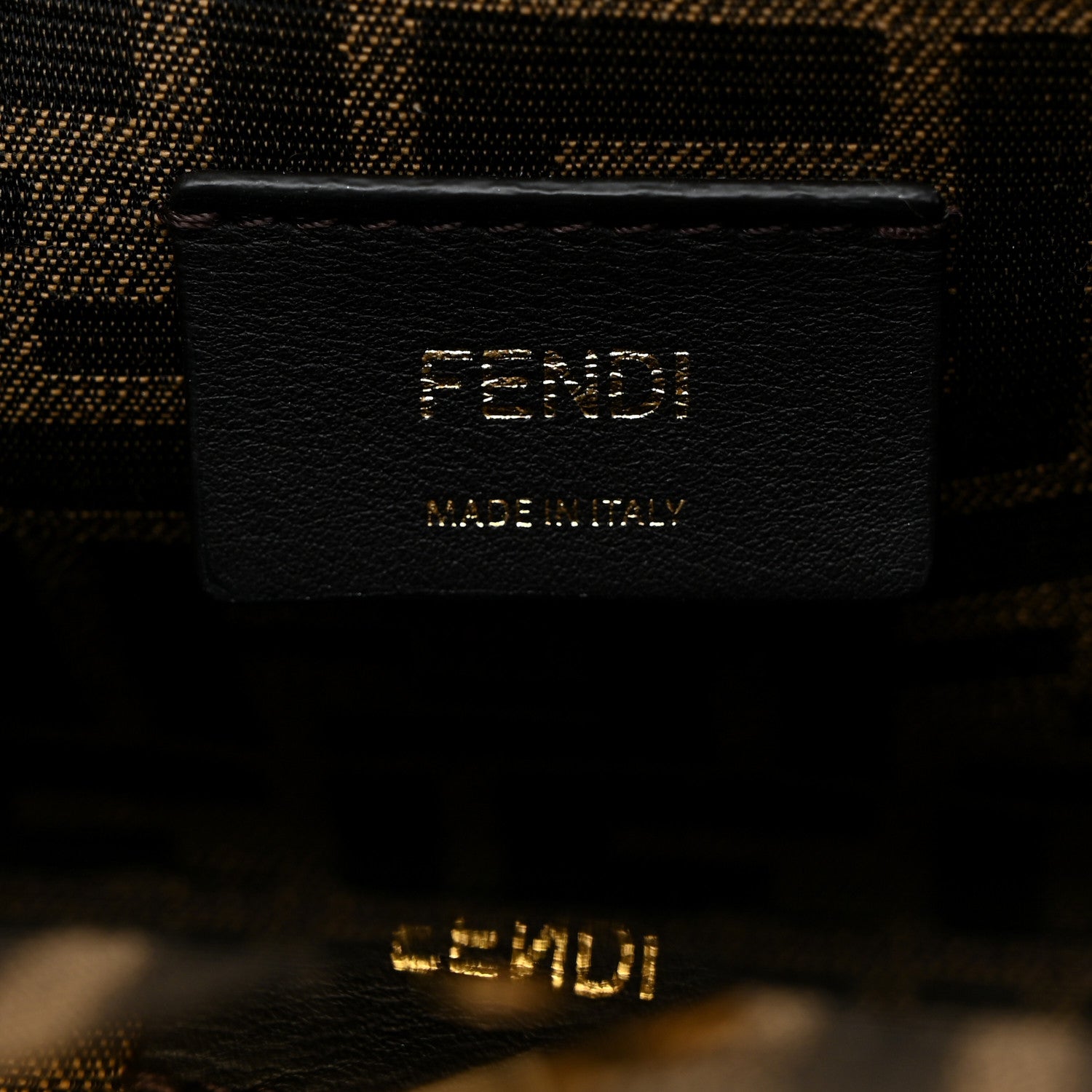Fendi Shiny Nappa Small Fendi First Black 6 of 11