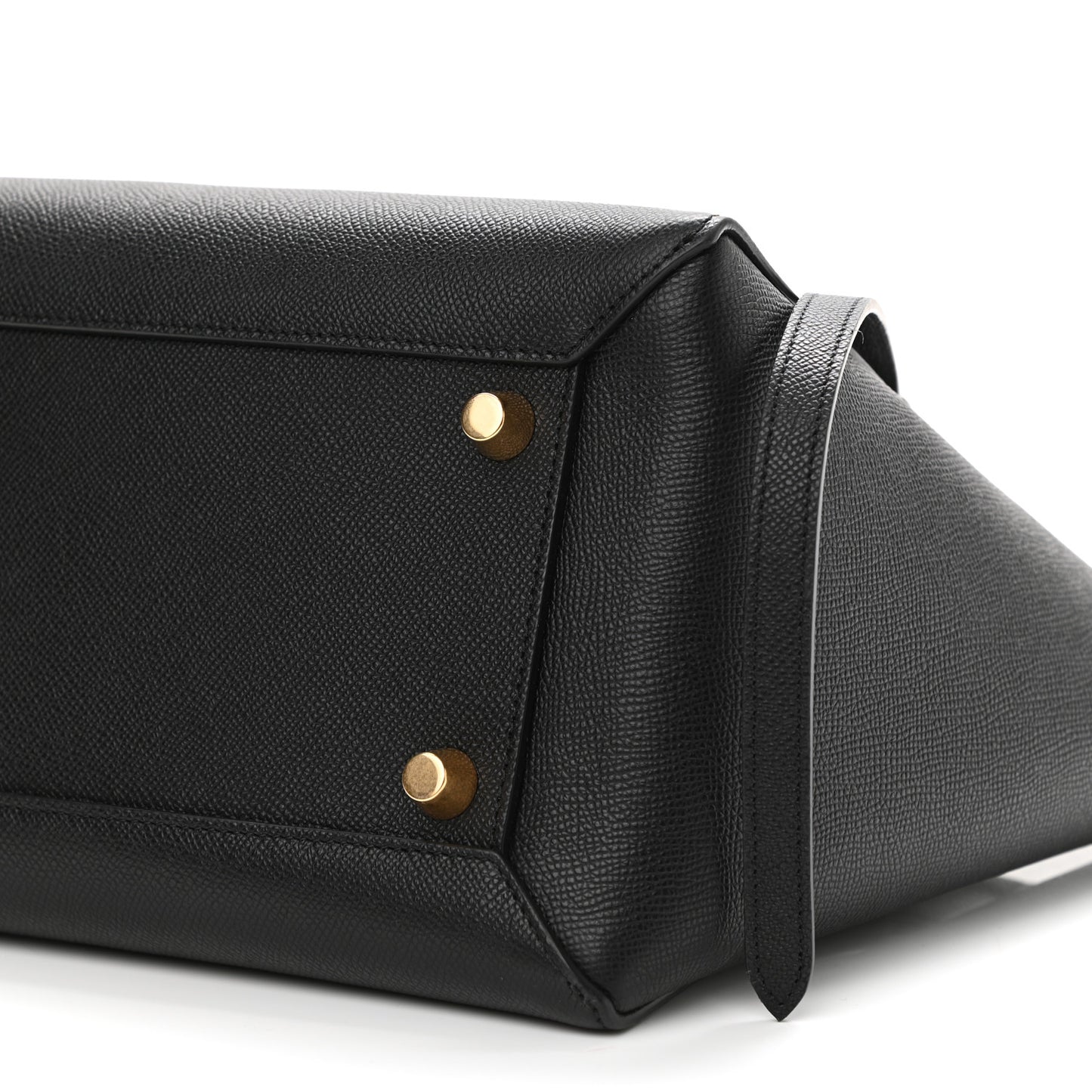 Grained Calfskin Mini Belt Bag Black