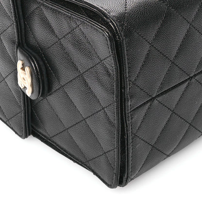 Chanel Caviar Quilted Medium Chanel 25 Handbag Black 9 of 10