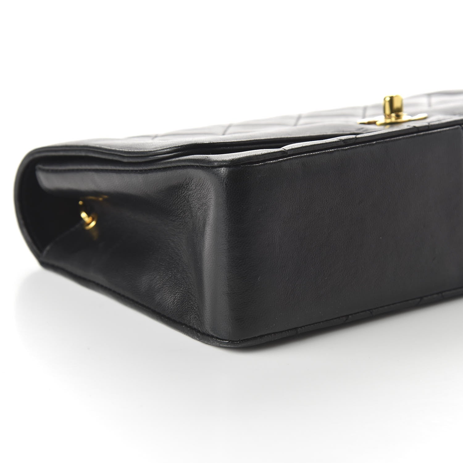Chanel Lambskin Quilted Medium Single Flap Black 6 of 10