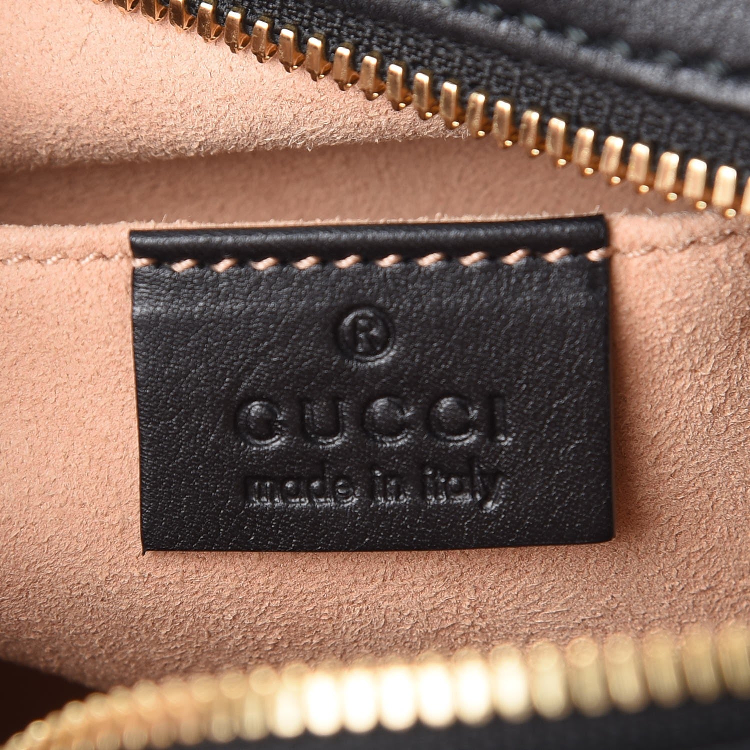 Gucci Guccissima Signature Small Camera Bag Black 6 of 7