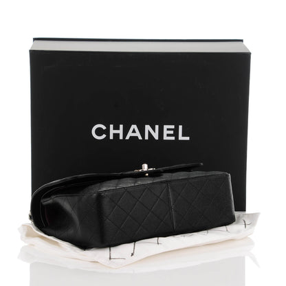 Chanel Caviar Quilted Jumbo Double Flap Black 4 of 7