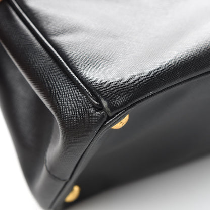 Prada Saffiano Medium Galleria Double Zip Tote Black 12 of 17