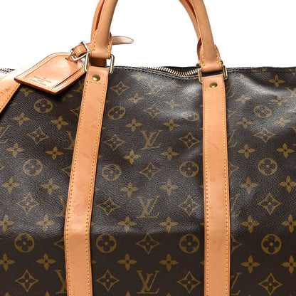Louis Vuitton Monogram Keepall Bandouliere 55 7 of 12