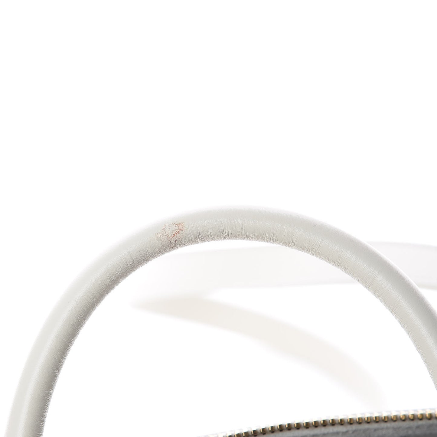 Calfskin Classic Baby Duffle Dove White