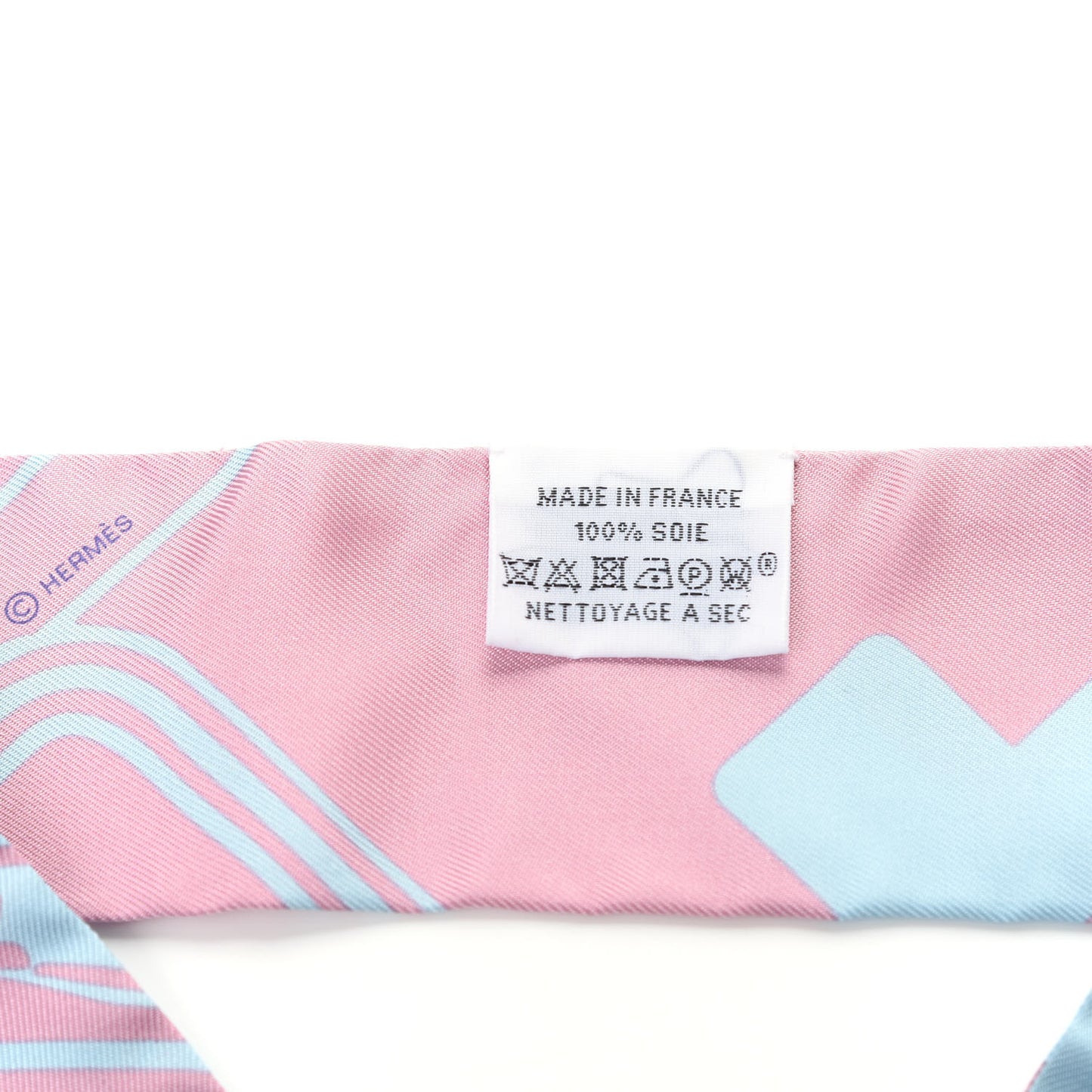 Silk Les Coupes Tattoo Twilly Ciel Vieux Rose
