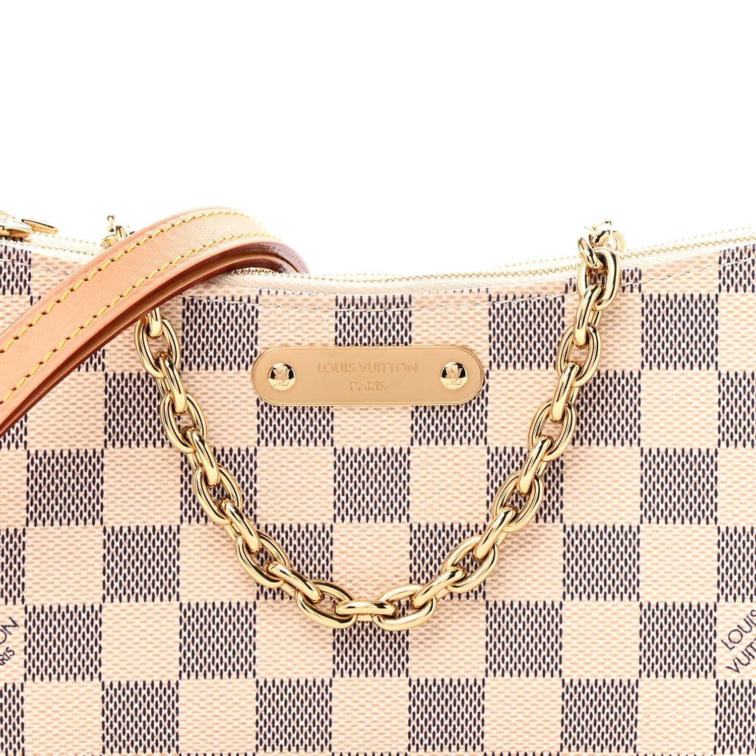 Louis Vuitton Damier Azur Liv Pochette 8 of 10