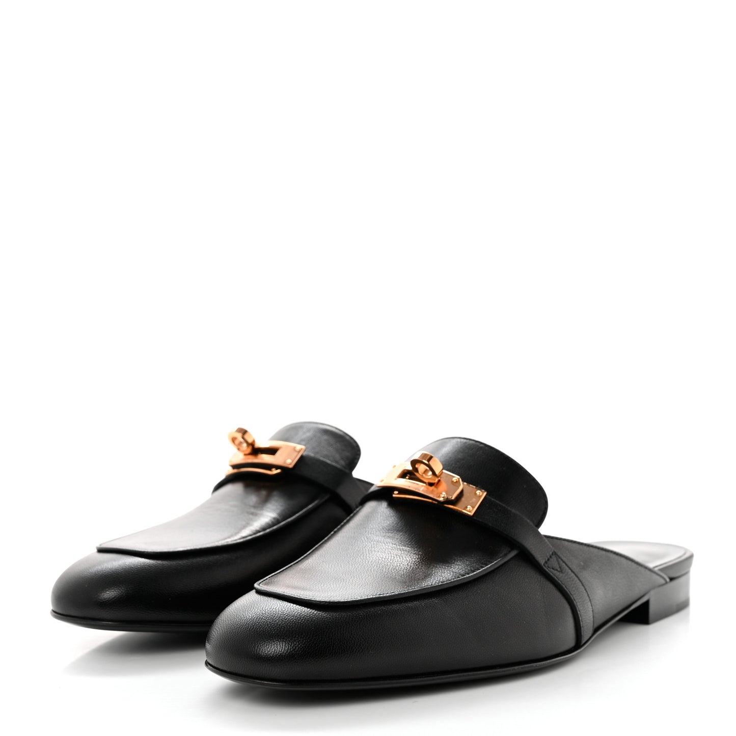 Goatskin Oz Mules 39 Black