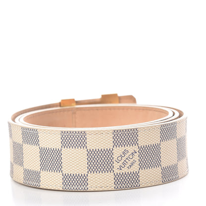 Louis Vuitton Damier Azur 40mm LV Initiales Belt 95 38 3 of 11