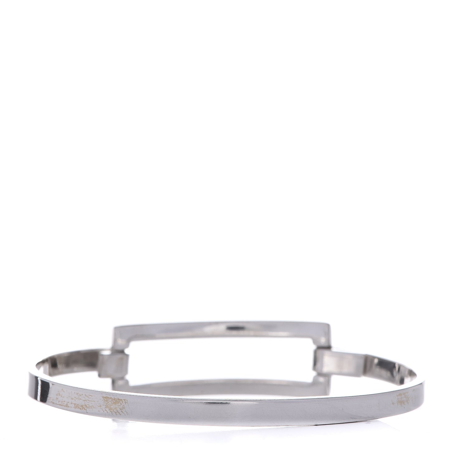 Sterling Silver Rectangle Bangle Bracelet