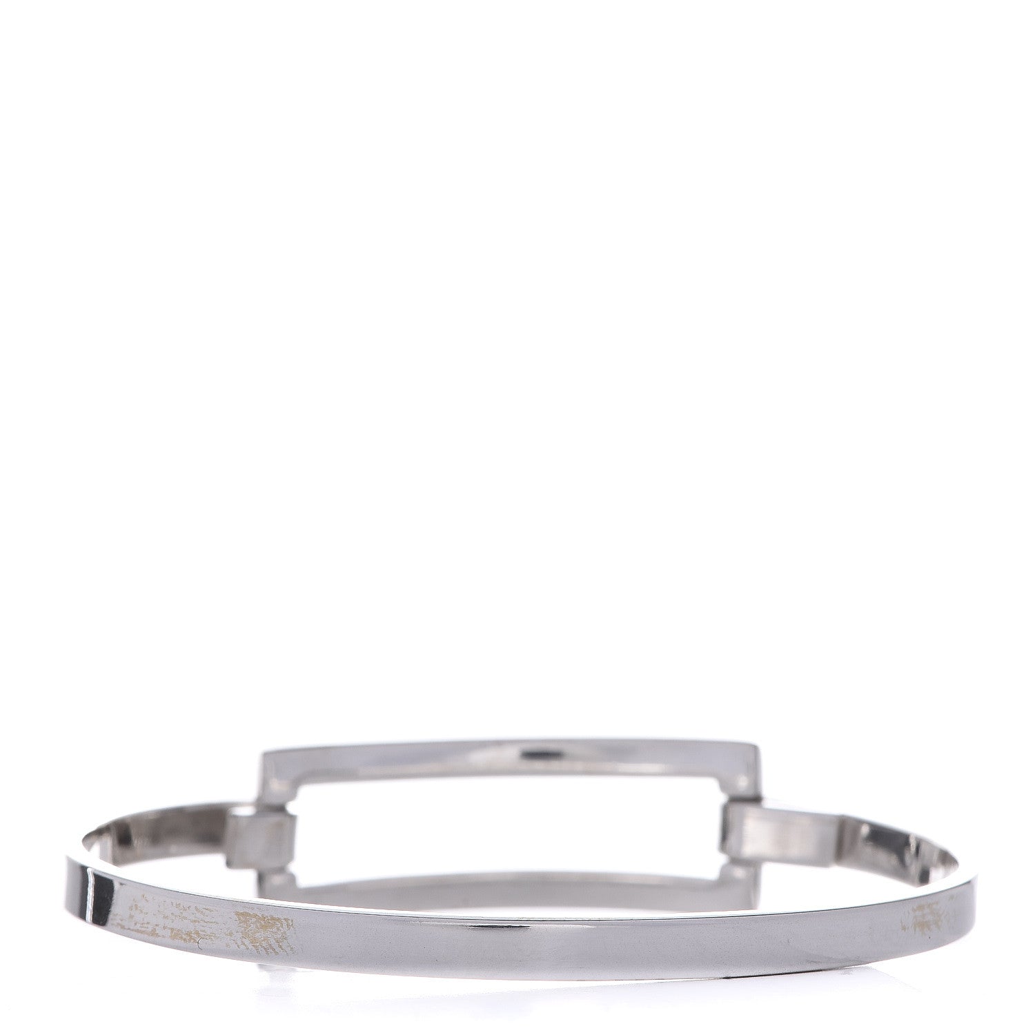 Tiffany Sterling Silver Rectangle Bangle Bracelet 3 of 7