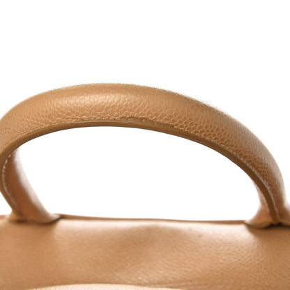Chanel Caviar Quilted Large Bowler Beige 10 of 10