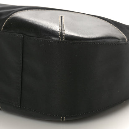 Prada Calfskin Tessuto Nylon Easy Shoulder Bag Black 8 of 10