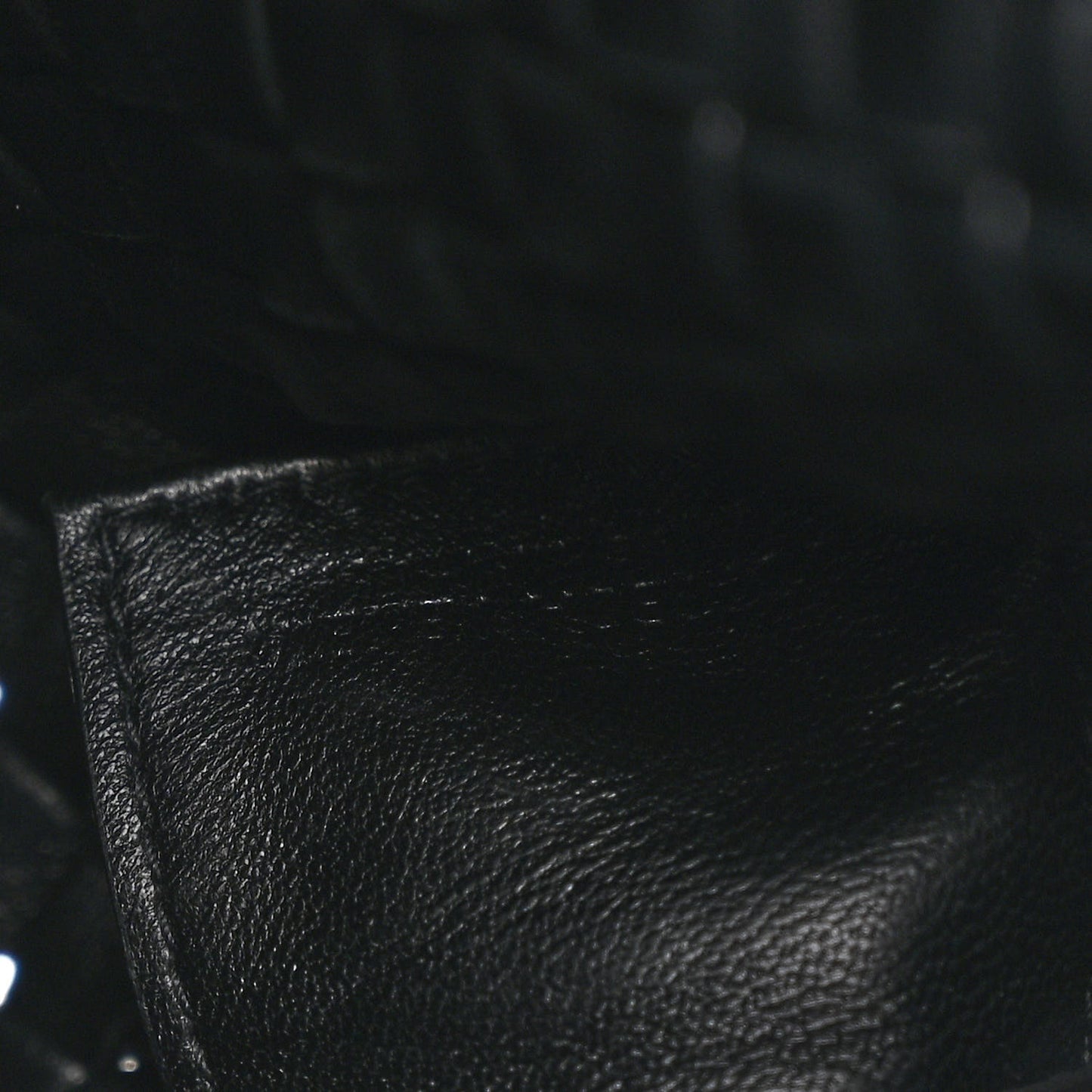 Nappa Intrecciato Crisscross Clutch Black