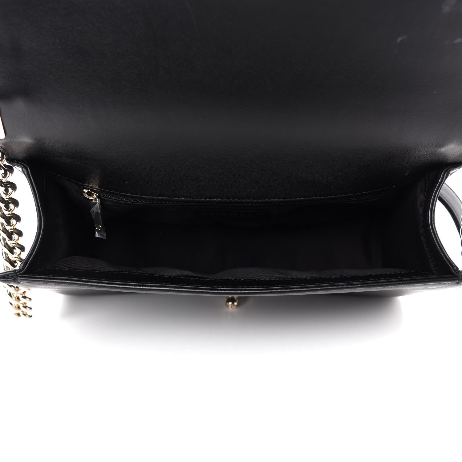 Chanel Lambskin Quilted New Medium Boy Flap Black 6 of 15