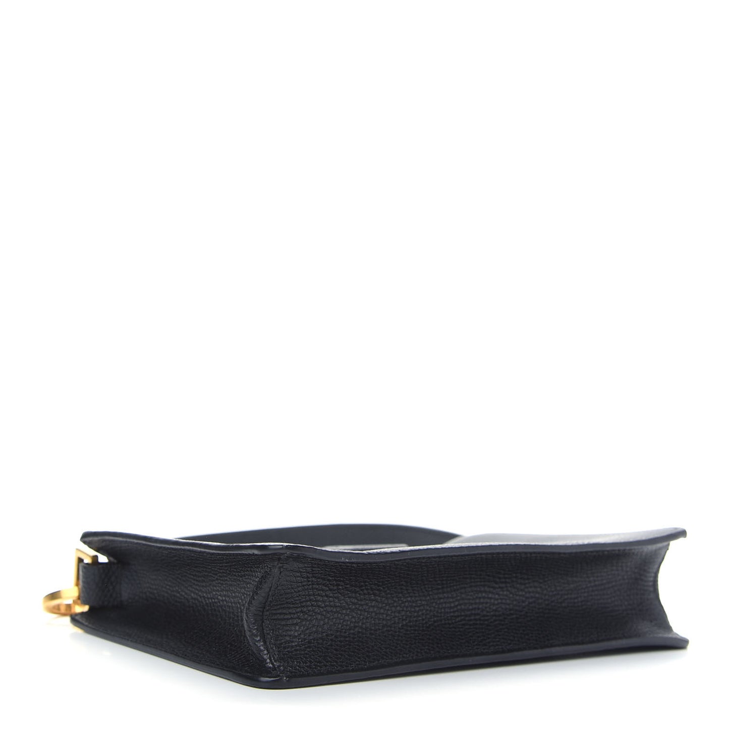 Grainy Calfskin VSling Clutch Black