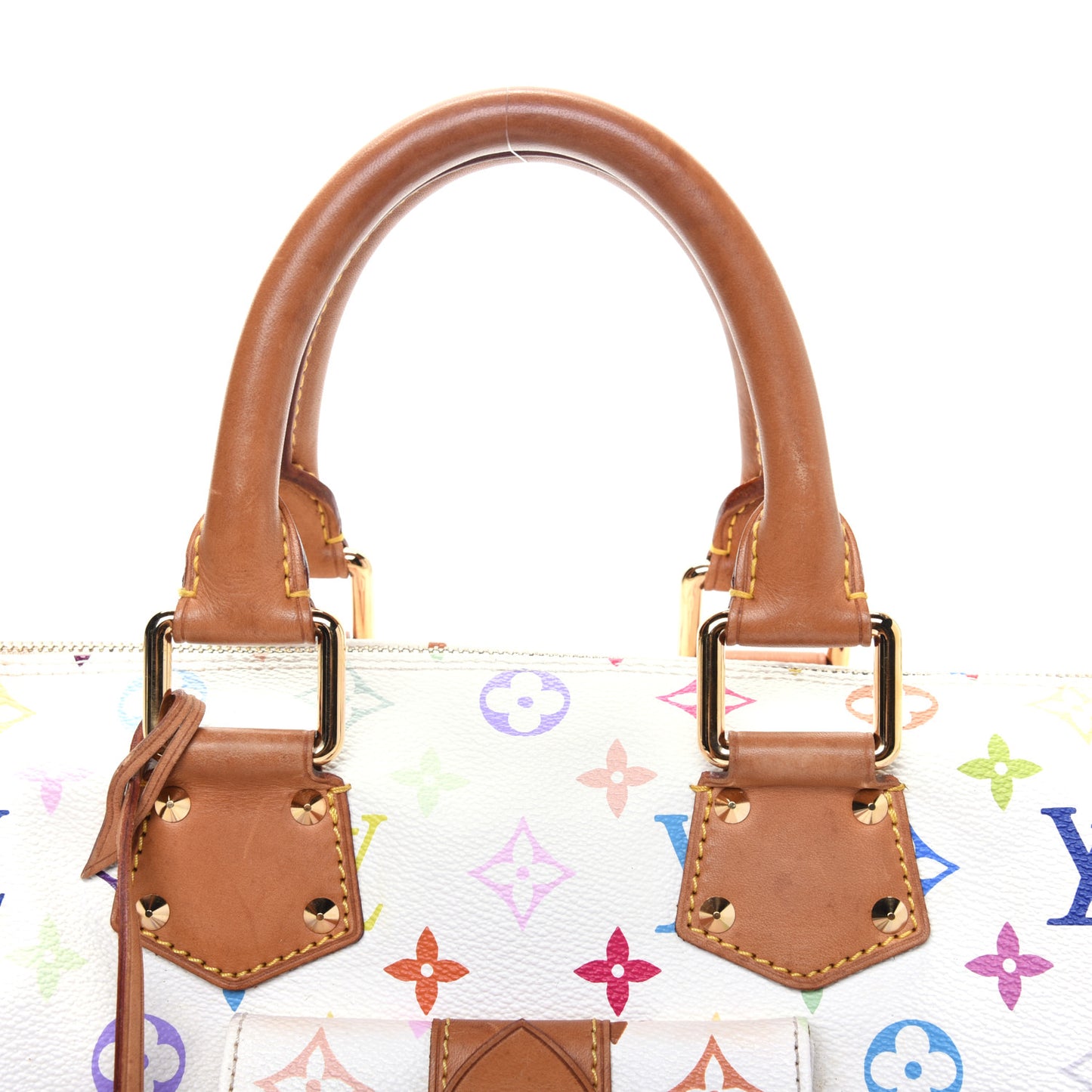 Monogram Multicolor Speedy 30 White