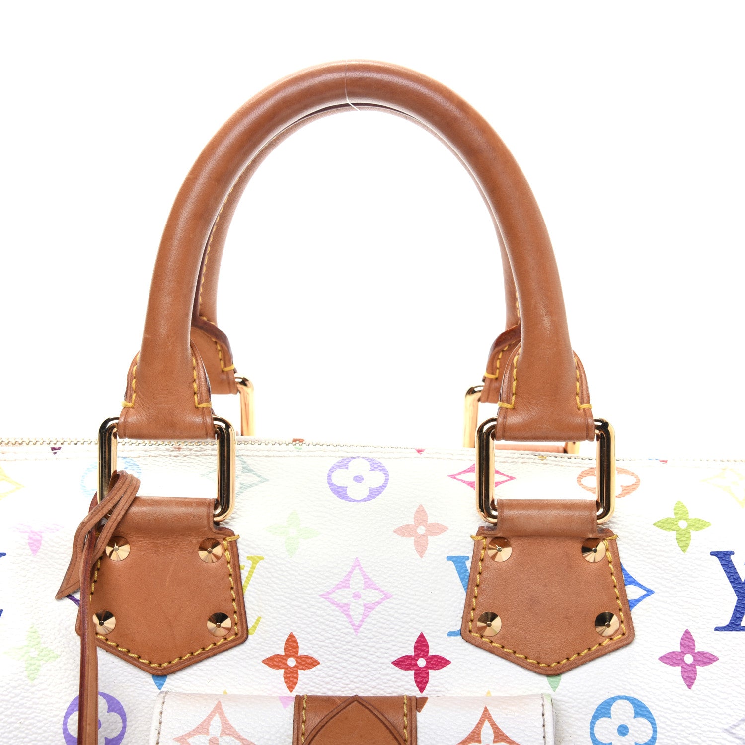 Louis Vuitton Monogram Multicolor Speedy 30 White 25 of 29
