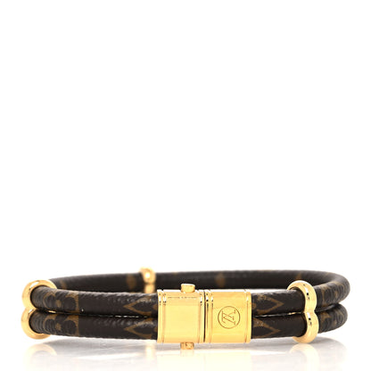 Louis Vuitton Monogram Keep It Twice Bracelet 17 3 of 5