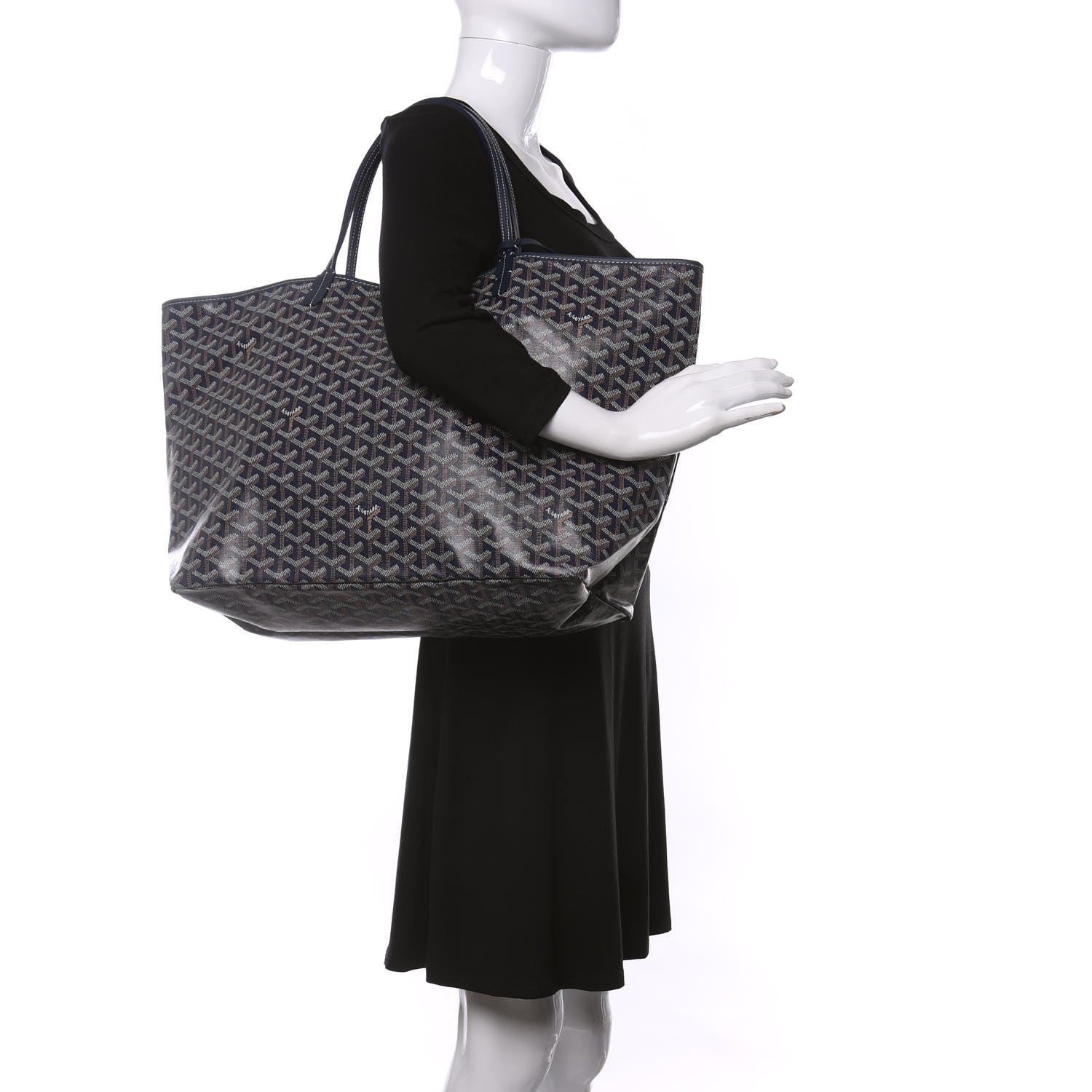 Goyard Goyardine Saint Louis GM Navy 2 of 11