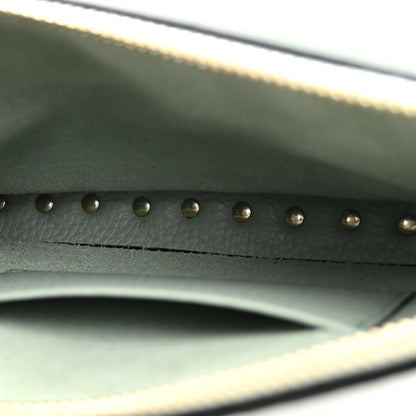 Valentino Garavani Grainy Calfskin Rockstud Crossbody Bag Water Green 5 of 11