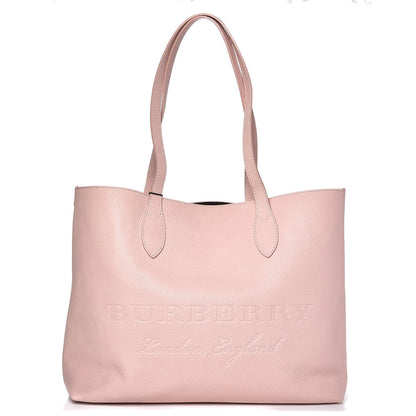 Burberry Grainy Calfskin Remington Tote Pale Ash Rose 1 of 12