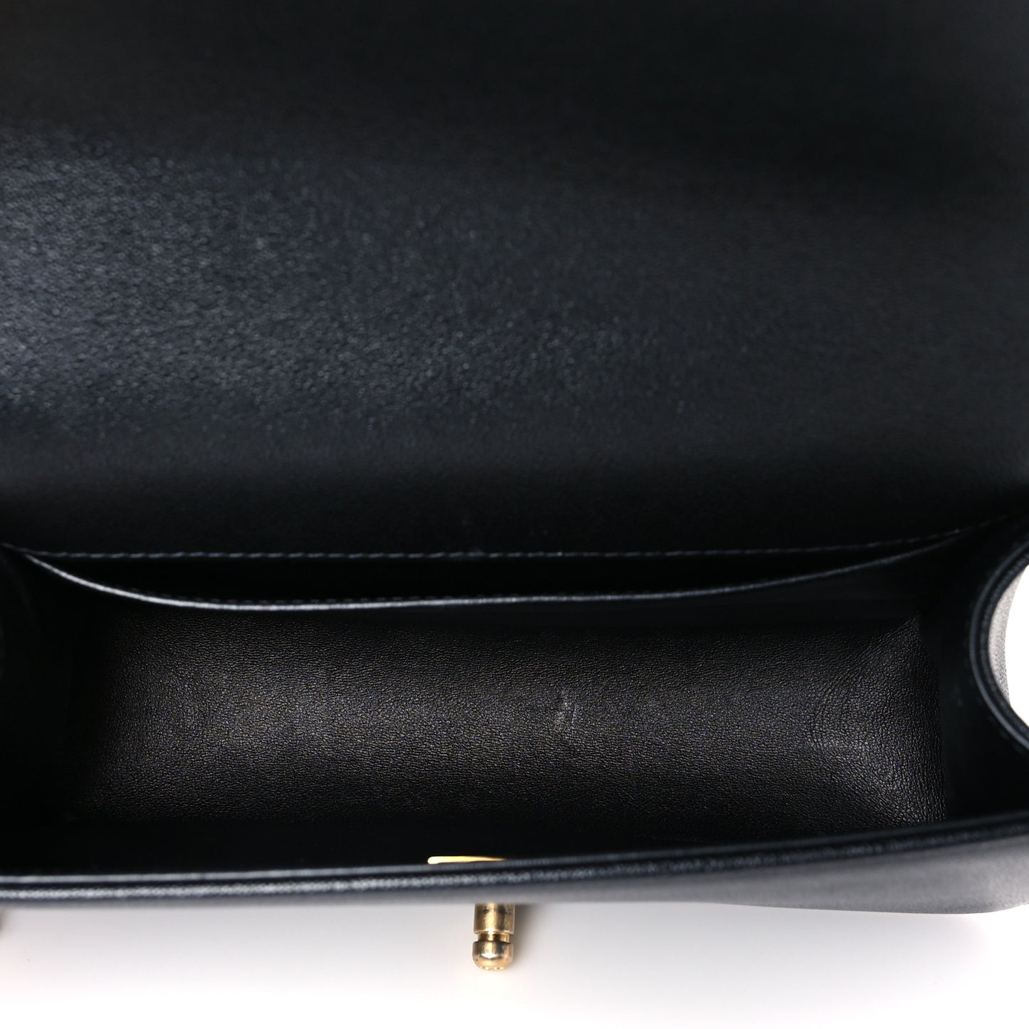 Caviar Quilted Medium Chain Around Boy Flap Black