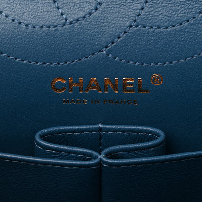 Chanel Sheepskin Chevron Quilted 2.55 Reissue 226 Flap Dark Pink 5 of 13