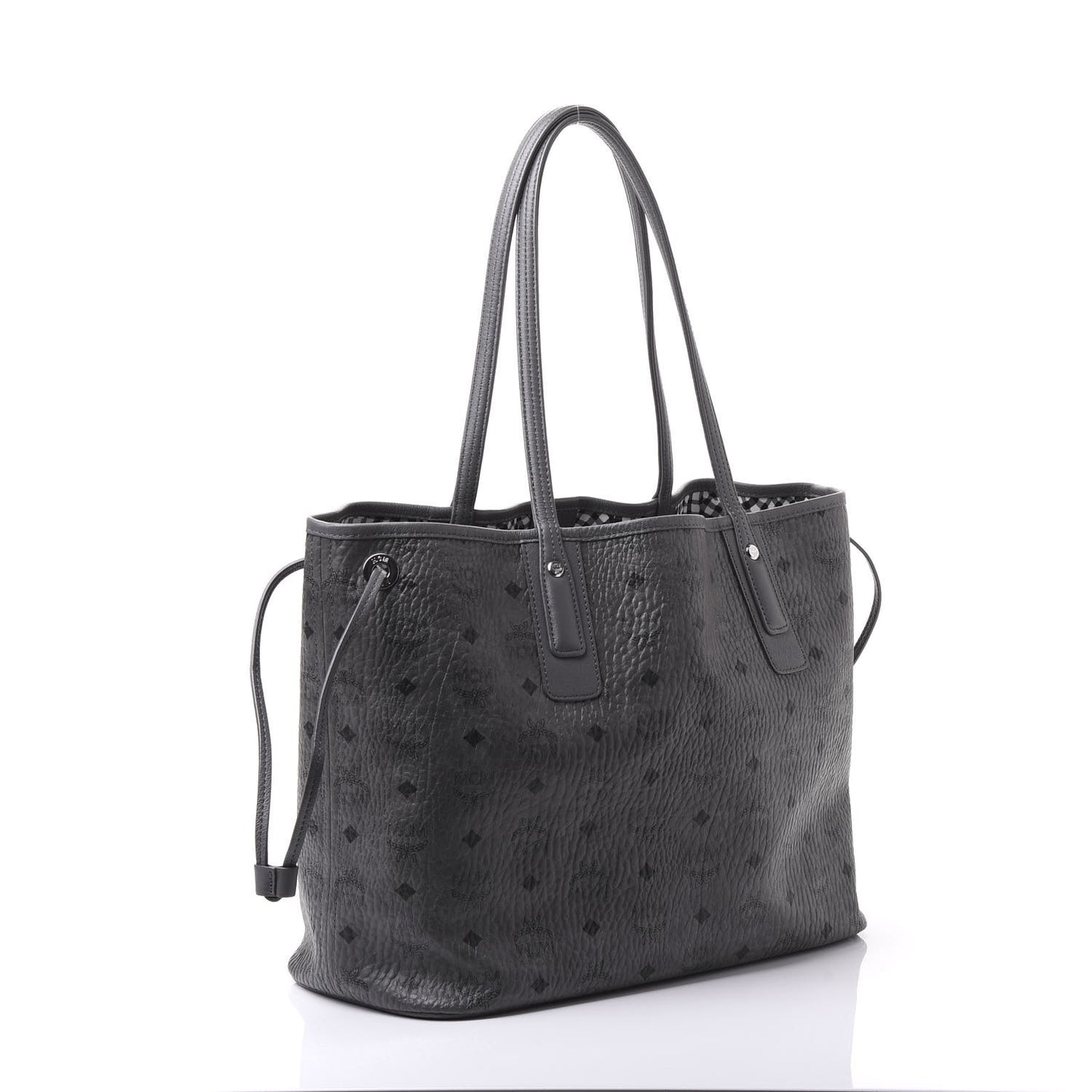Visetos Medium Liz Reversible Shopper Tote Phantom Grey