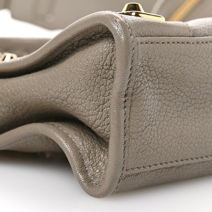 Balenciaga Chevre Gold Metallic Edge Hardware Mini City Gris Taupe 10 of 11