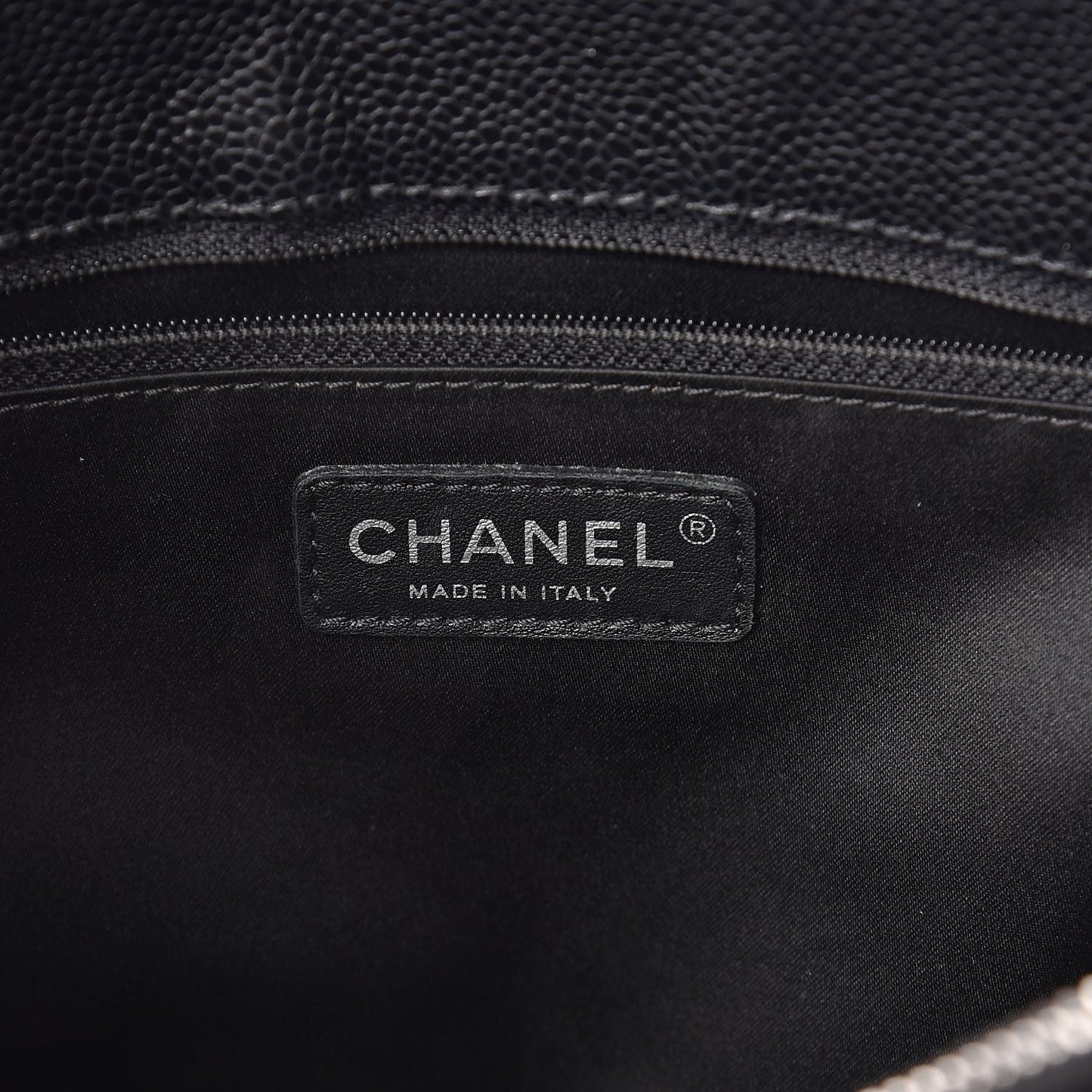 Caviar Quilted Grand Shopping Tote GST Black