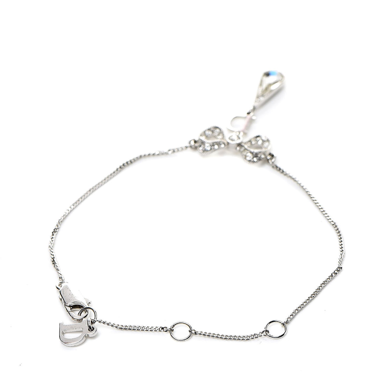 Metal Bow Bracelet Silver