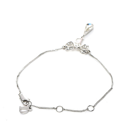 Christian Dior Metal Bow Bracelet Silver 3 of 6