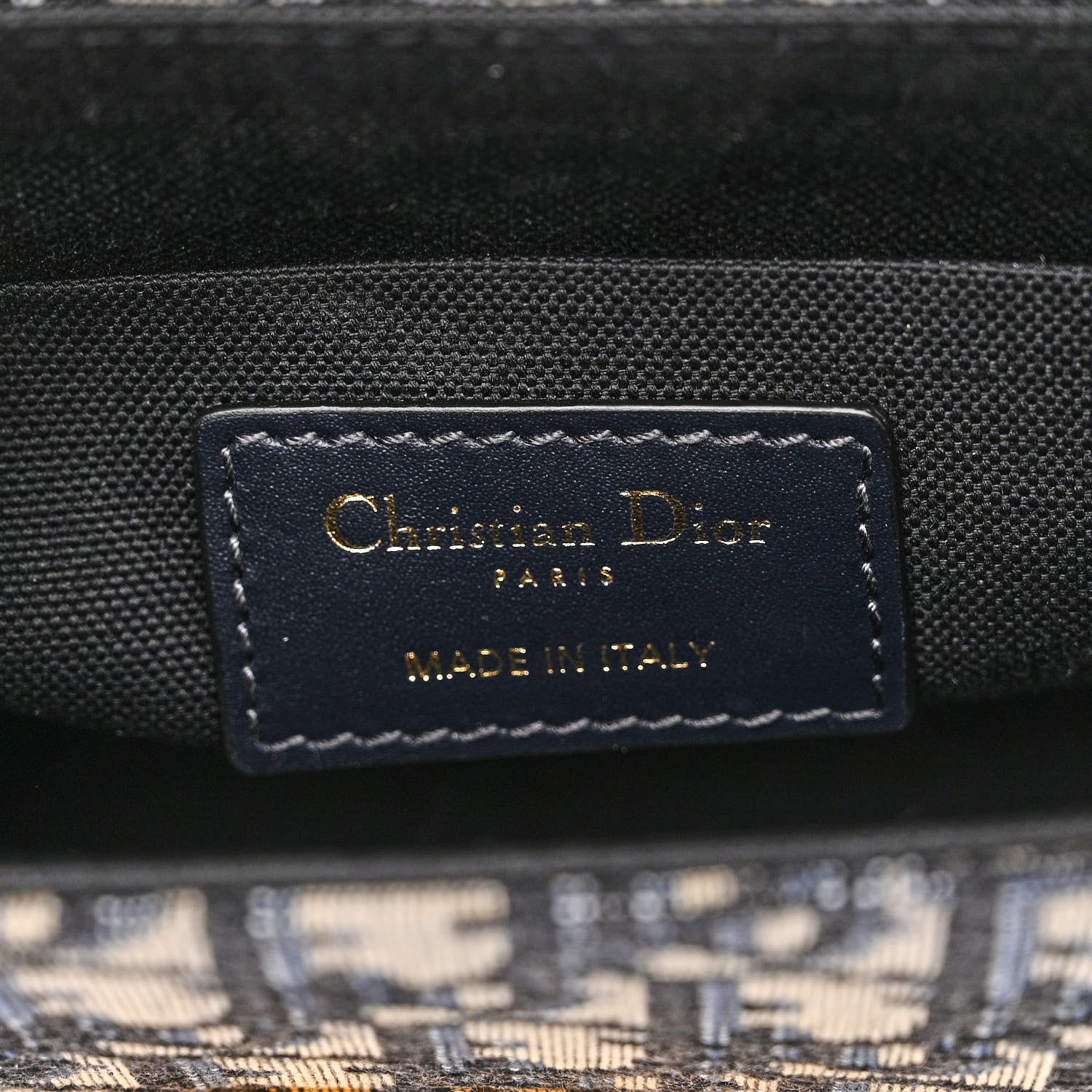 Christian Dior Oblique 30 Montaigne Box Bag Blue 7 of 9