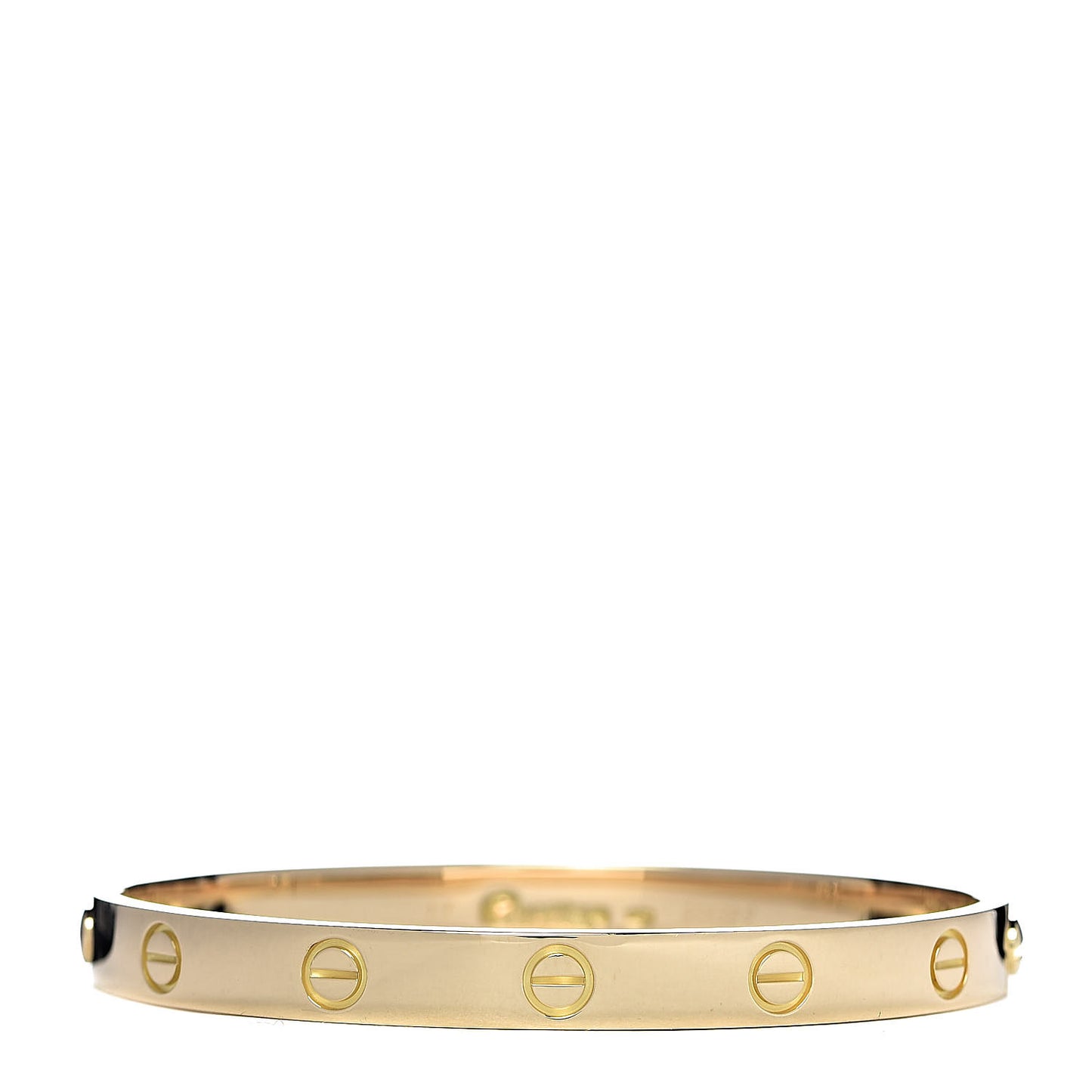 18K Yellow Gold LOVE Bracelet 17