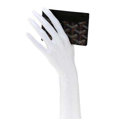 Goyard Goyardine Saint Sulpice Card Holder Black 2 of 11