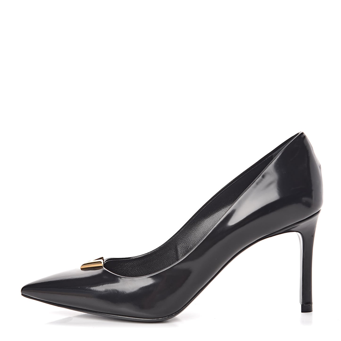 Calfskin Heartbreaker Pumps 37.5 Black