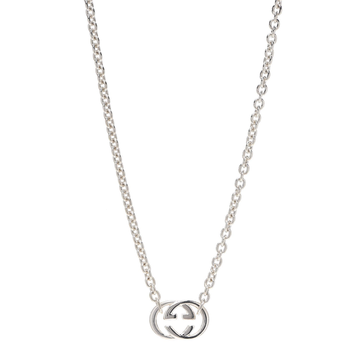 Gucci Sterling Silver Britt Necklace 1 of 4