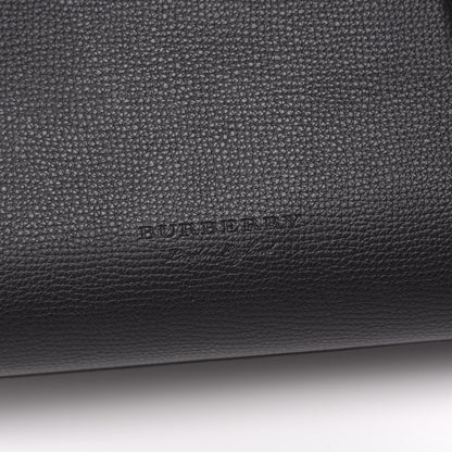 Burberry Grainy Calfskin Haymarket Check Medium Reversible Tote Black 7 of 14