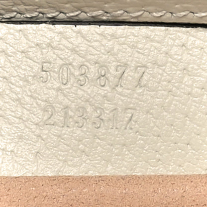 Gucci GG Supreme Monogram Flora Web Small Ophidia Chain Shoulder Bag White 7 of 10