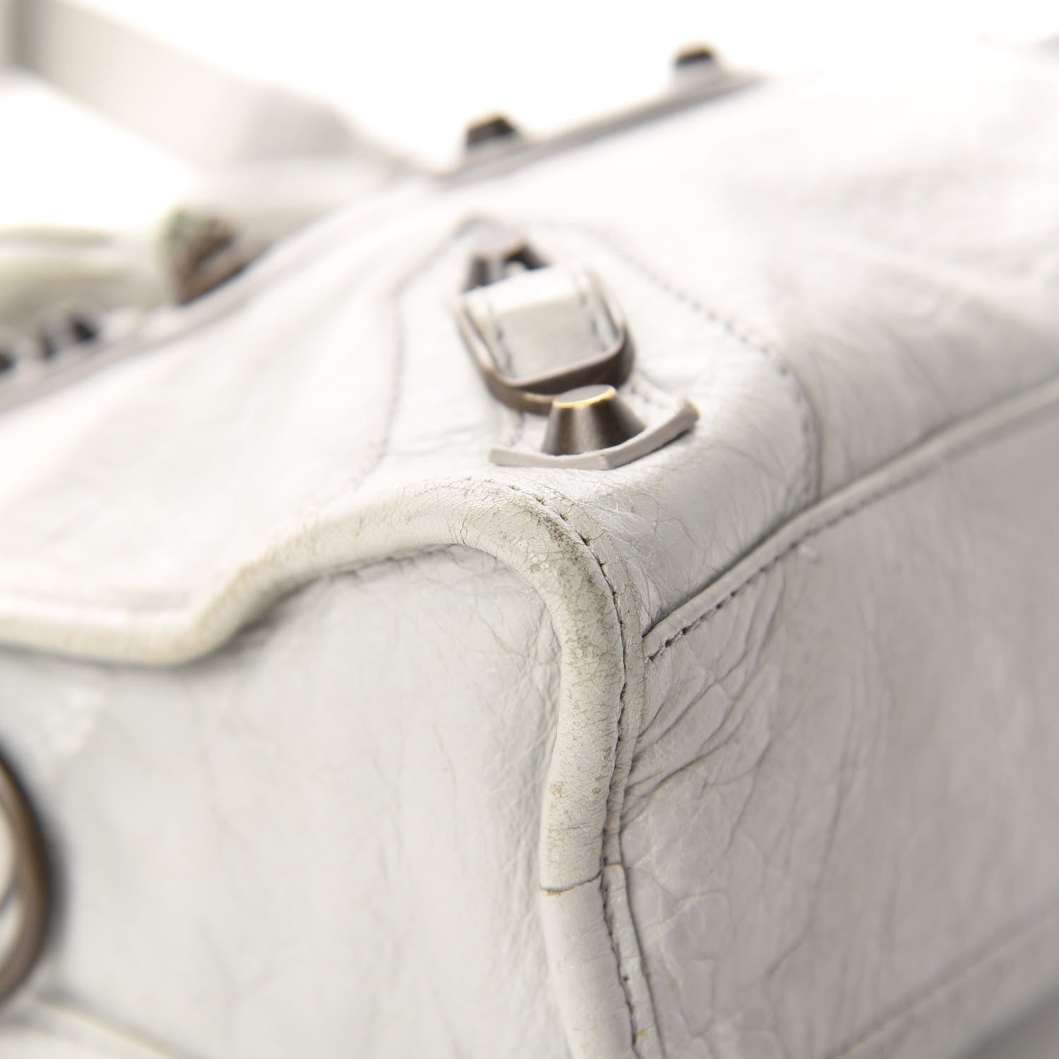 Balenciaga Agneau Classic Hardware Mini City Gris Glace 13 of 14