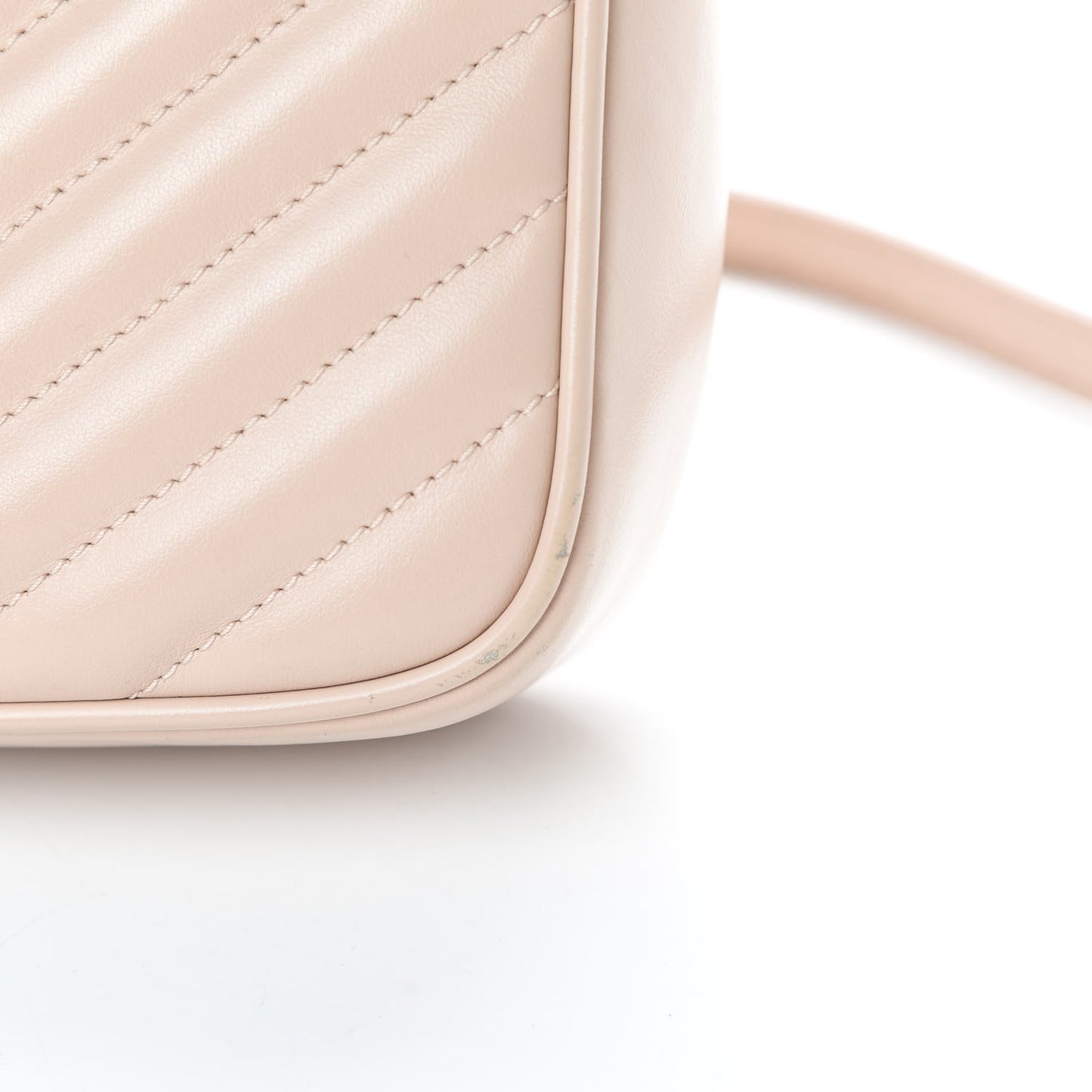 Calfskin Matelasse Monogram Lou Camera Bag Marble Pink