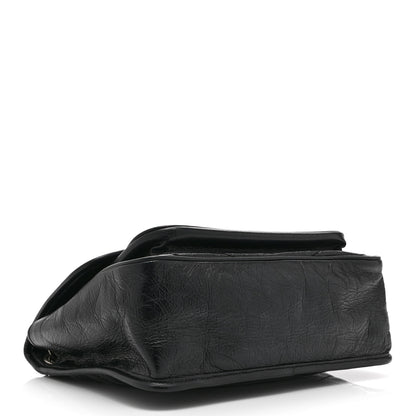 Saint Laurent Crinkled Calfskin Matelasse Monogram Medium Niki Chain Satchel Black 4 of 10