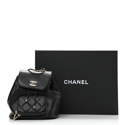 Chanel Caviar Quilted Mini Business Affinity Backpack Black 11 of 11
