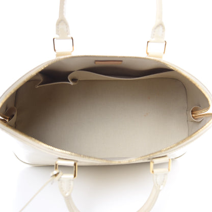 Louis Vuitton Vernis Alma GM Blanc Corail 5 of 15